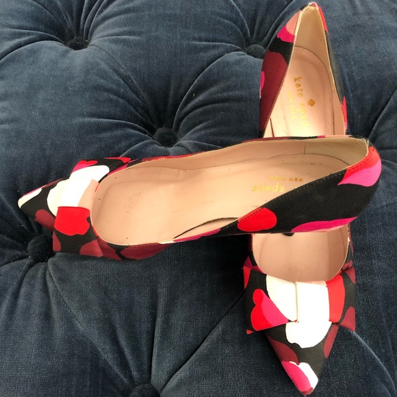 kate spade Shoes - Kate Spade Print 3” Heels Size 7